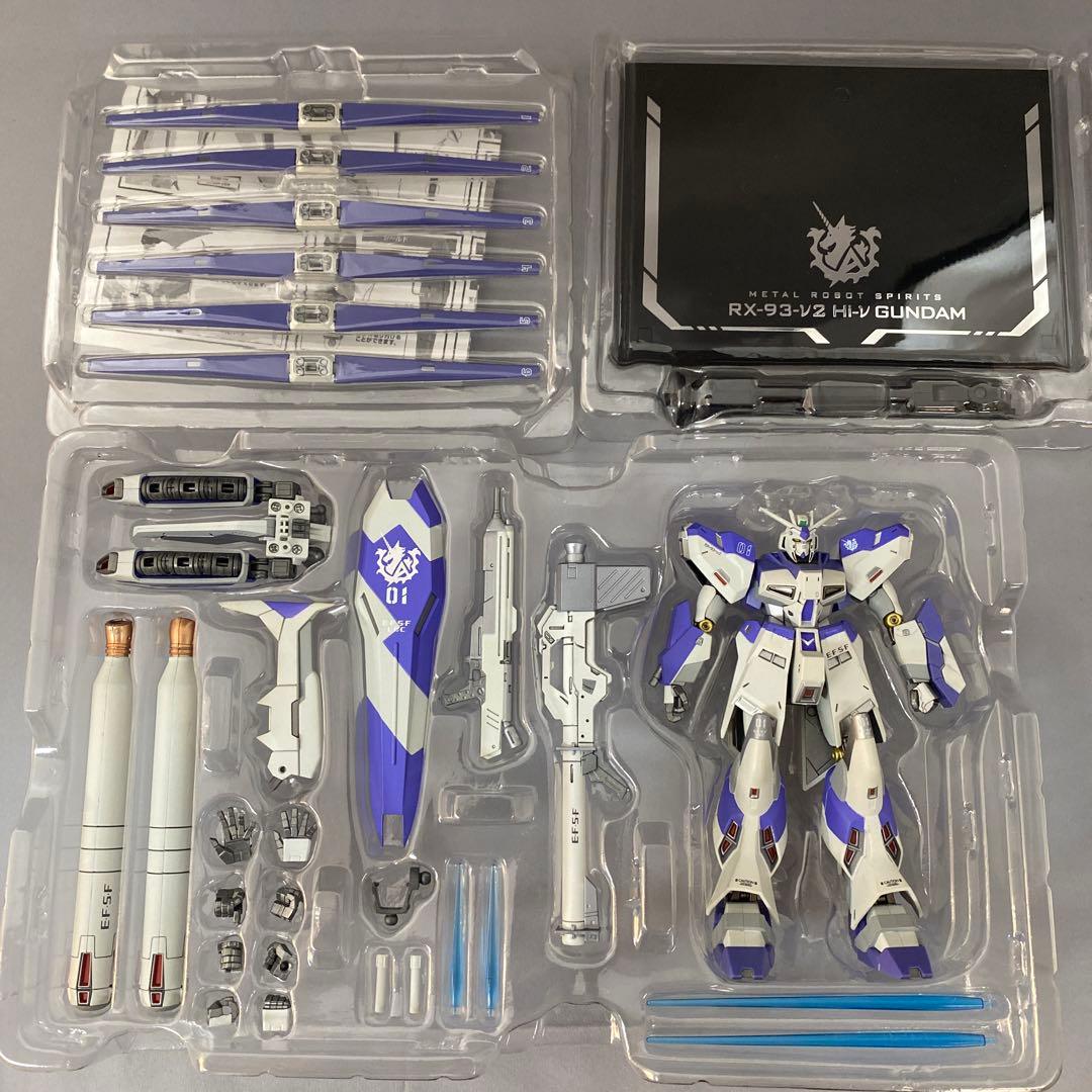 ロボット魂　ナイチンゲール（重塗装仕様）メタルロボット魂Hi-νガンダム セット