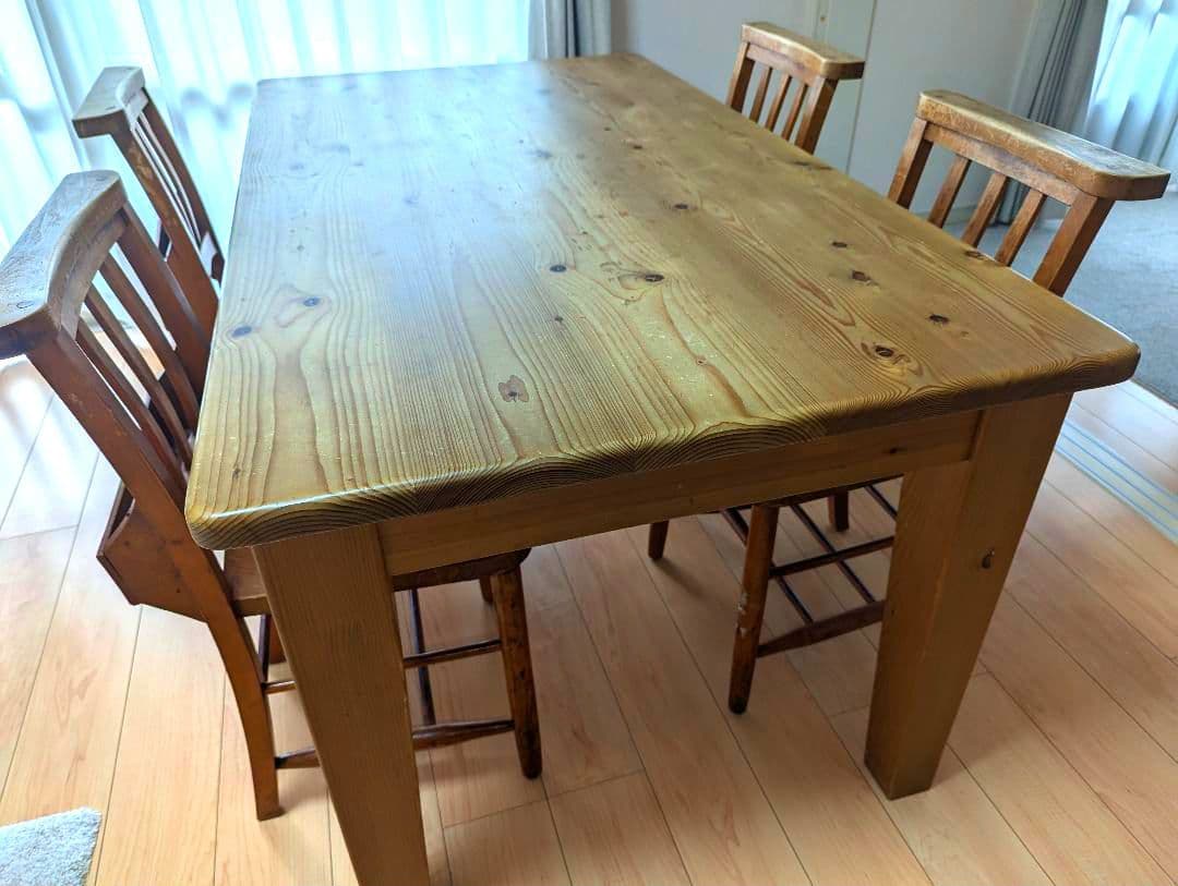 ♪大幅値下げ中♪【karf 北欧ヴィンテージ調】ダイニングテーブル
