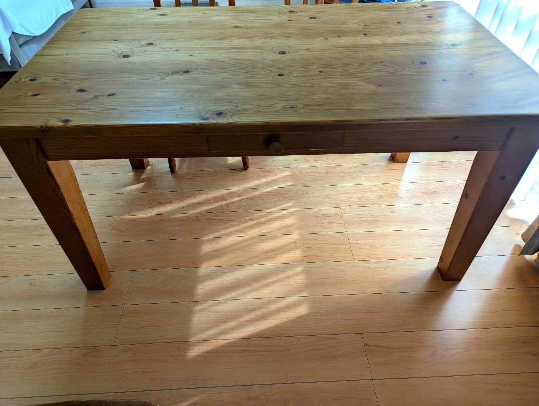 ♪大幅値下げ中♪【karf 北欧ヴィンテージ調】ダイニングテーブル