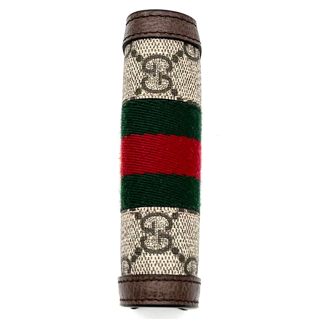 【新品未使用品】グッチ 折り財布 オフィディア シェリーライン マーモント GG