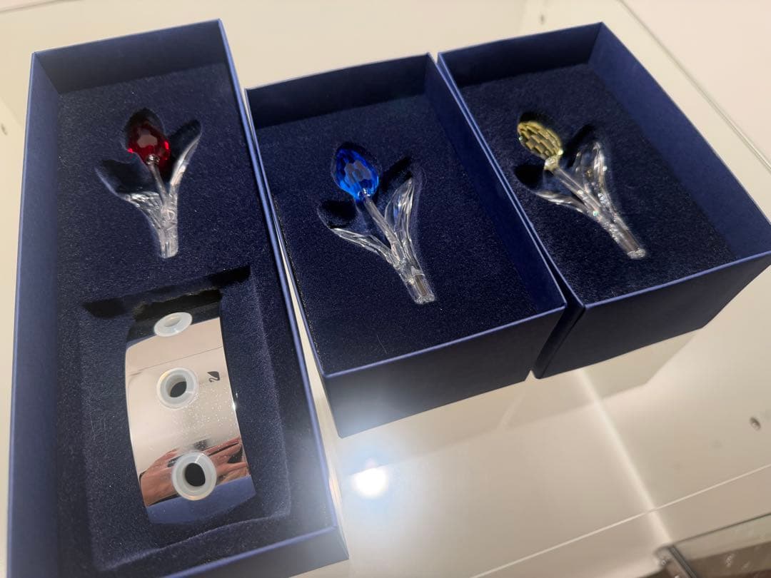 スワロフスキー　scs チューリップ　3色セット