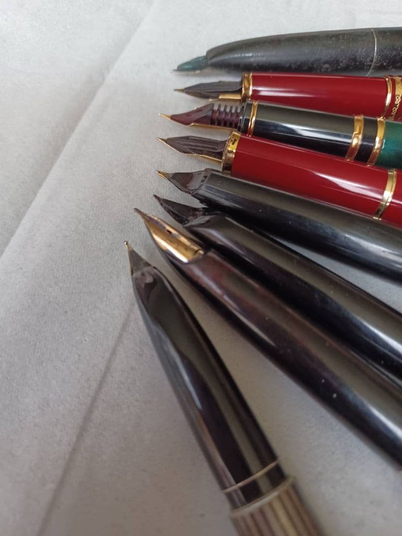 万年筆　14k　など　8本　ジャンク　まとめ　レトロ　刻印あり