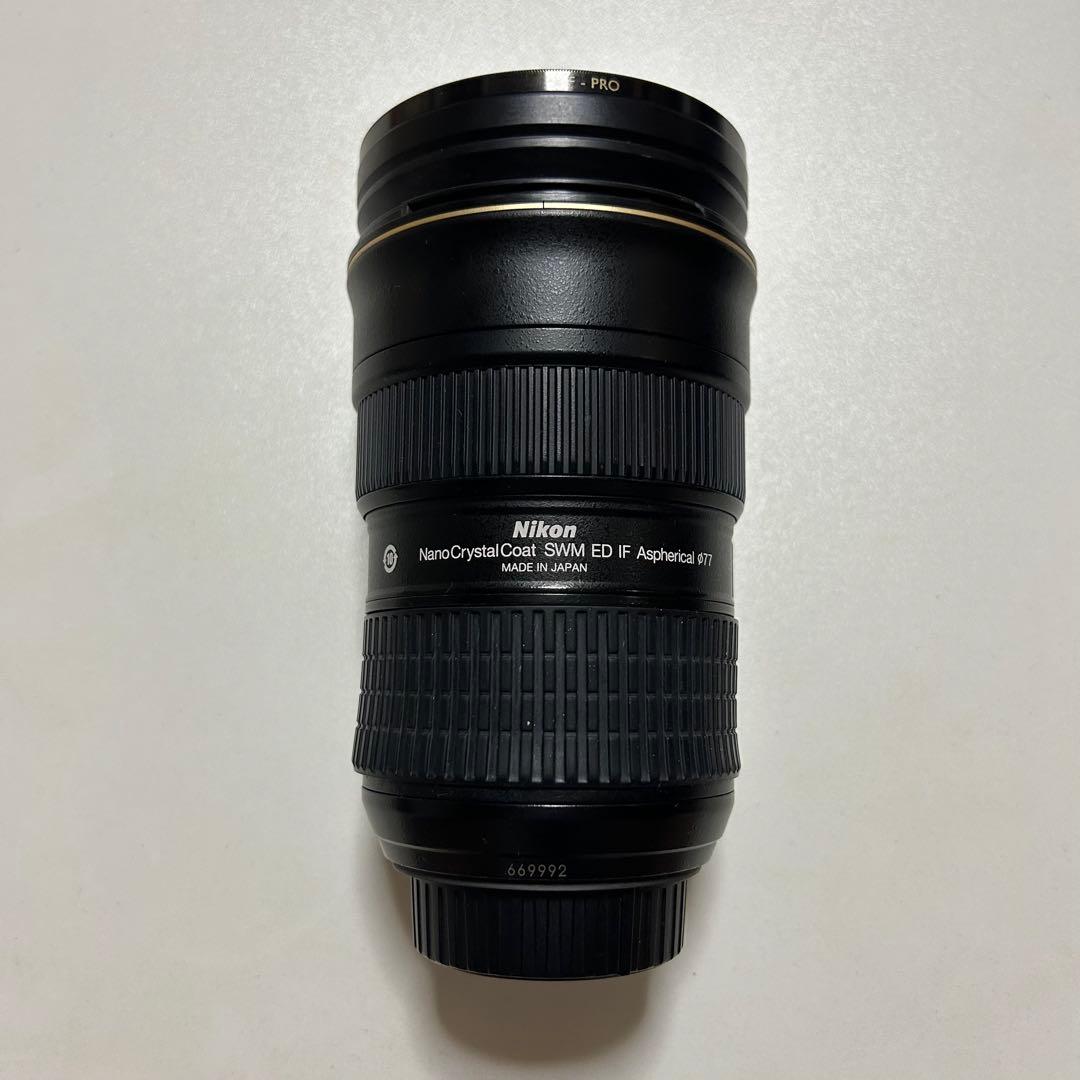 NIKON AF-S NIKKOR 24-70mm F2.8 ポーチ、箱付き