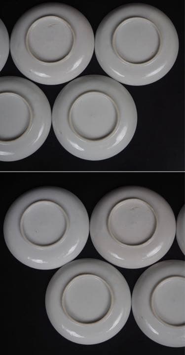 送料無料　幕末～明治　手書き達磨図小皿　径12.5ｃｍ