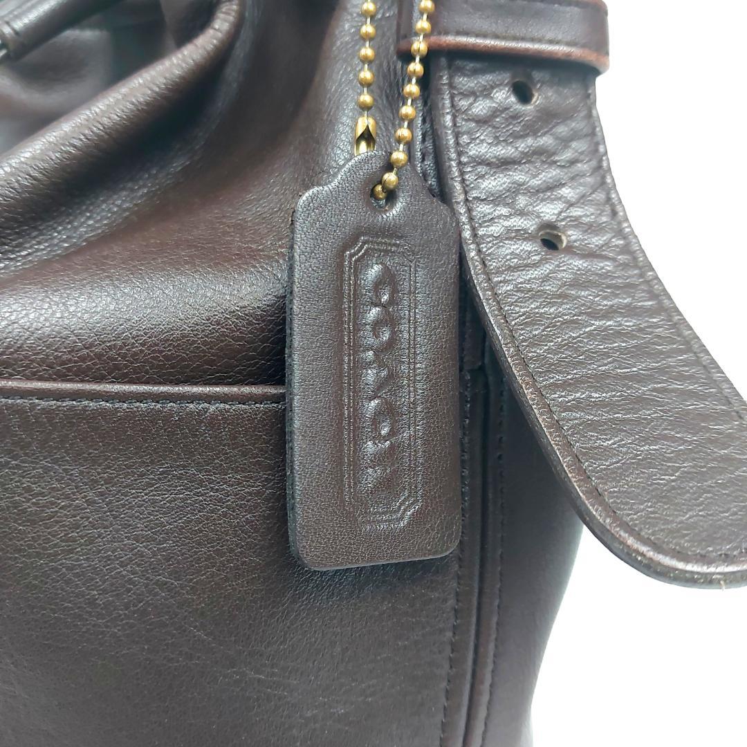 COACH コーチ オールドコーチ ショルダーバッグ 巾着型 USA製 ブラウン