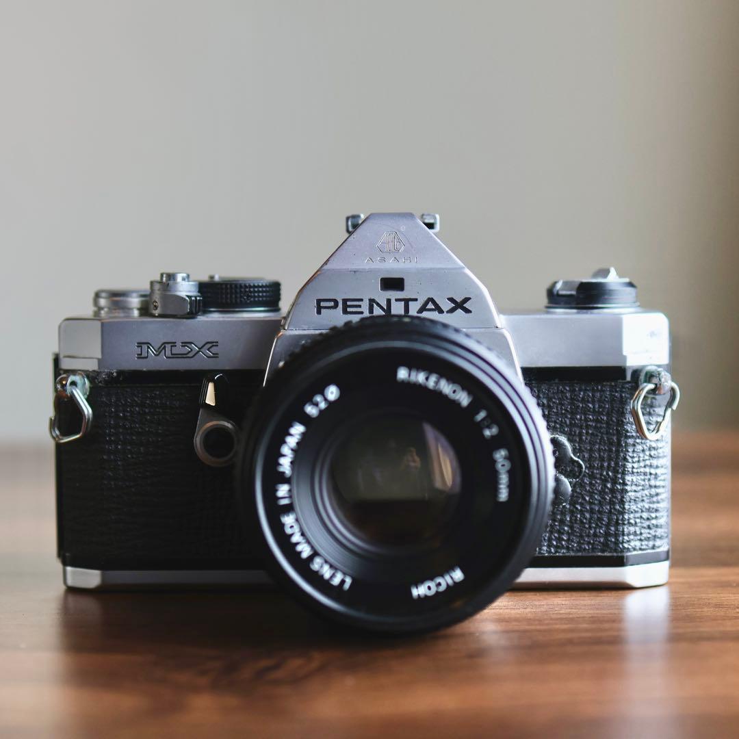 【ジャンク】PENTAX MX 2台＋RIKENON F2 50mm