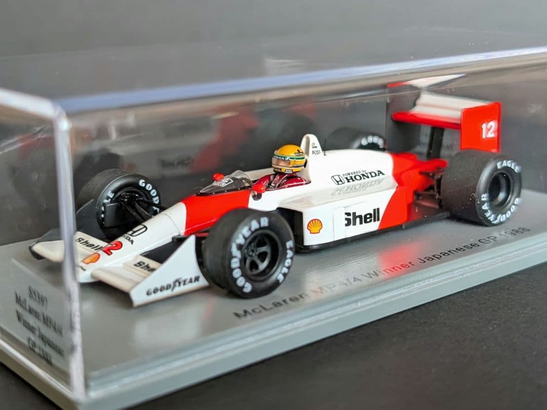 スパーク 1/43 マクラーレン ホンダ MP4/4 1988日本GP A.セナ