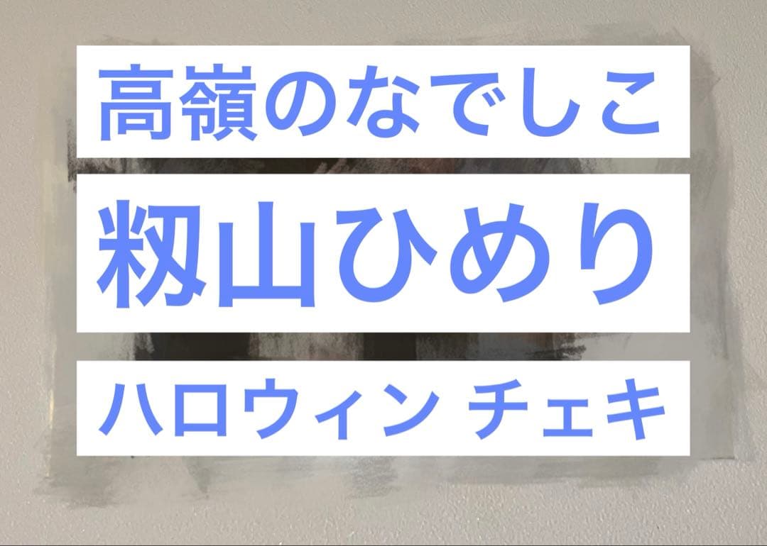 高嶺のなでしこ 籾山ひめり 直筆 サイン入り チェキ