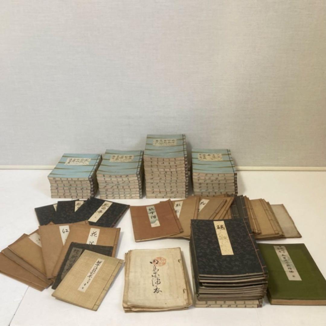 古い謡曲全集 能楽 本 詞章 台本 木箱入り 古典芸能 和風 レトロ