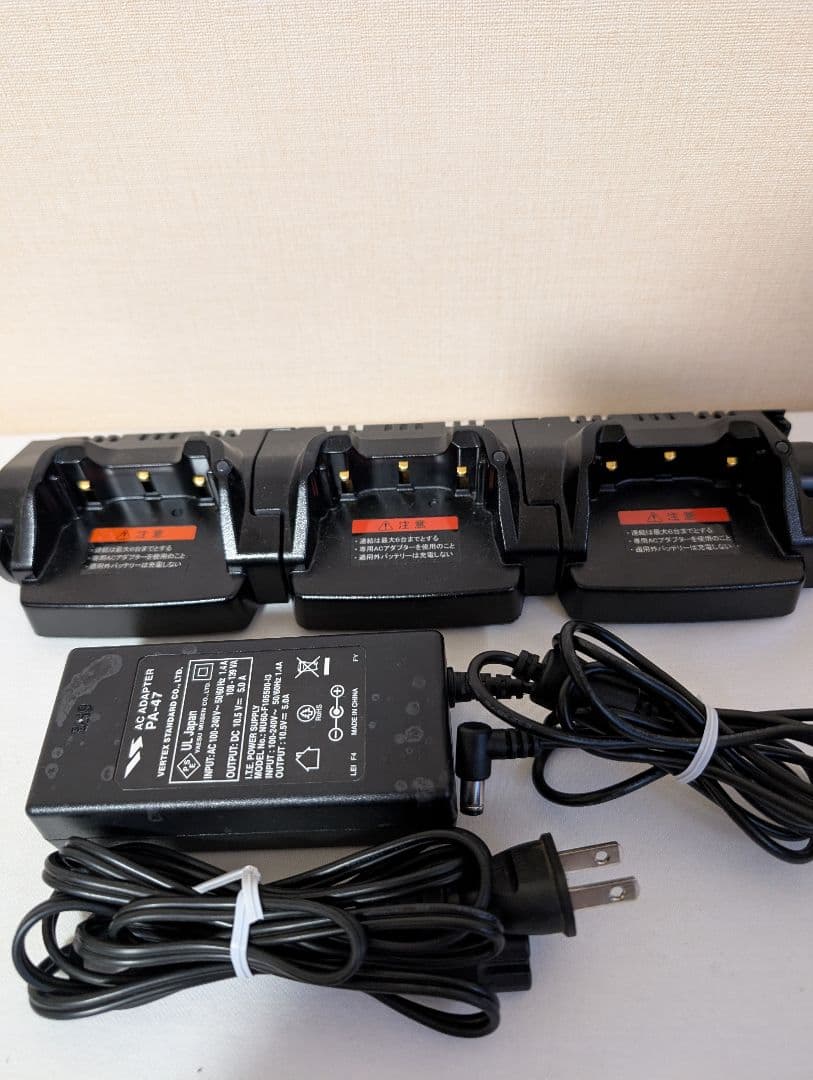 スタンダード デジタル簡易無線機 免許局 VXD450U イヤホン付3台セット