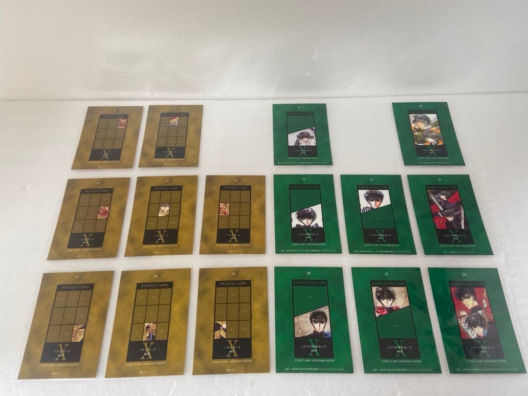 CLAMP　X 原作　トレーディングカード　　62枚セット　2002年