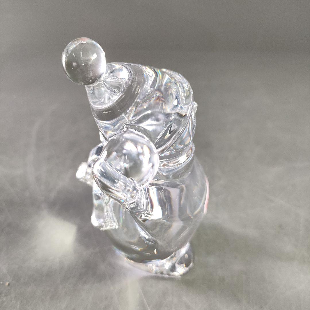 A1076-5/Baccarat/バカラ/スノーマン/オブジェ/置物/雪だるま/