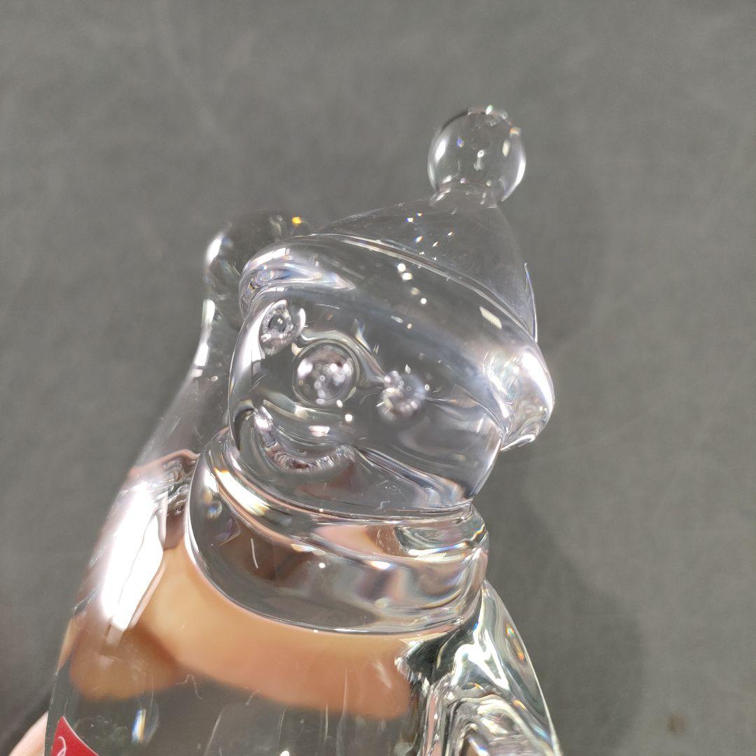 A1076-5/Baccarat/バカラ/スノーマン/オブジェ/置物/雪だるま/