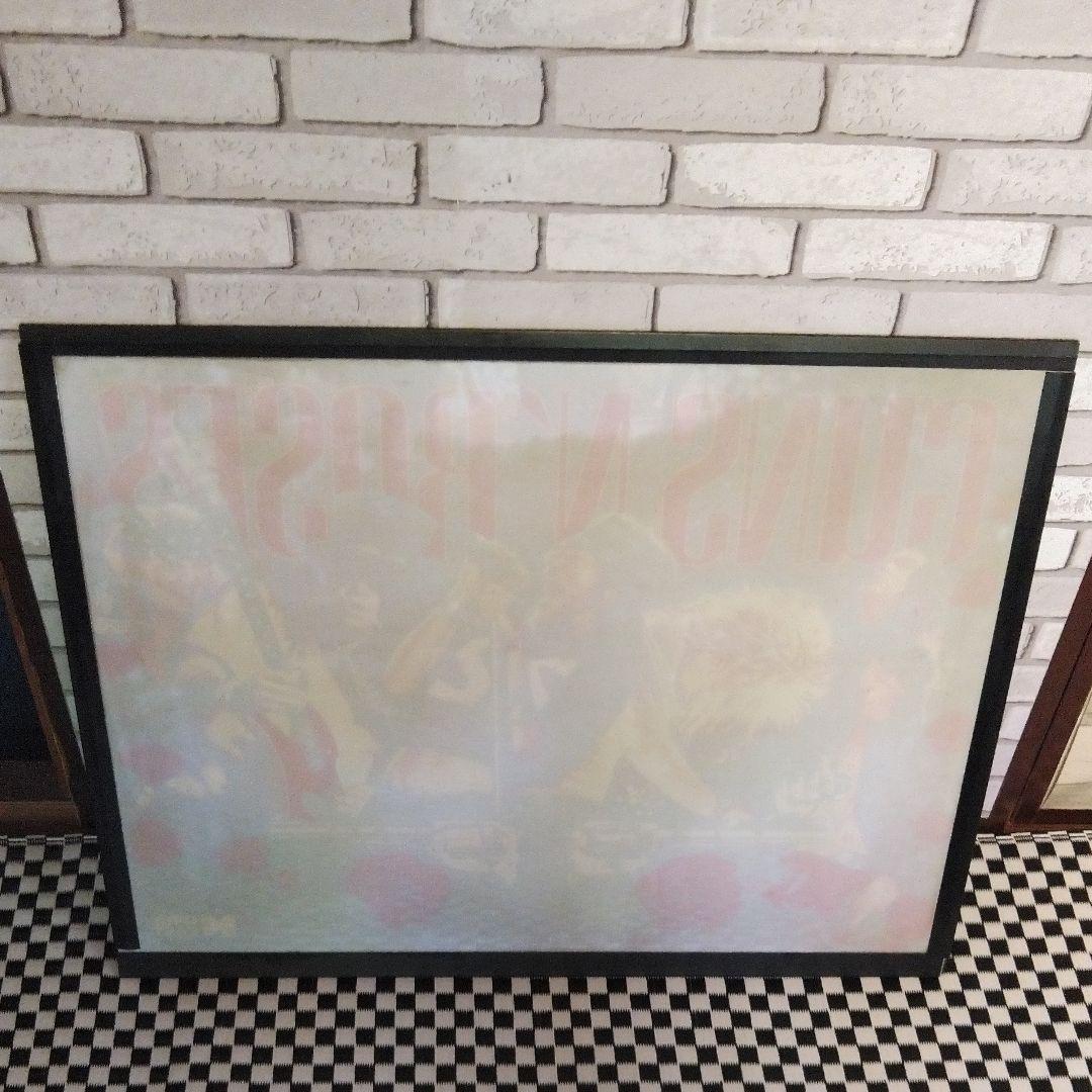 ガンズ ＆ ローゼズ　ピンボールマシン絵ガラス