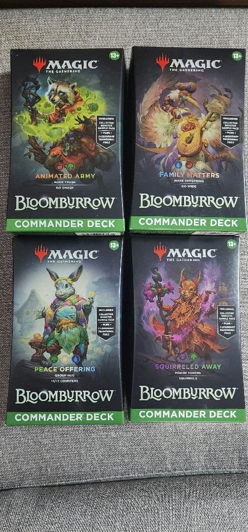 ブルームバロウ統率者デッキ 4種セット【英語版】