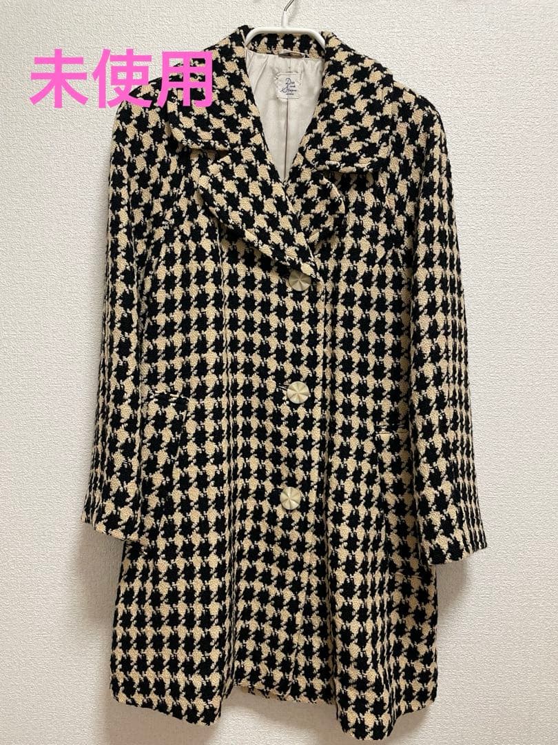 Dot and Stripes CHILD WOMAN コート　千鳥柄
