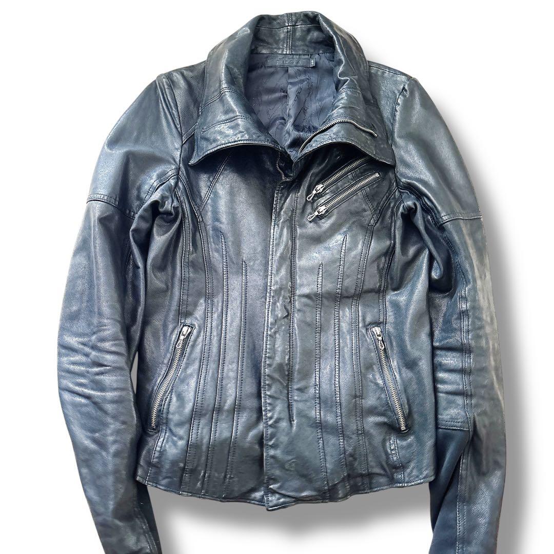 ジャケット・アウター FUGA goat leather riders jacket 00s Y2K