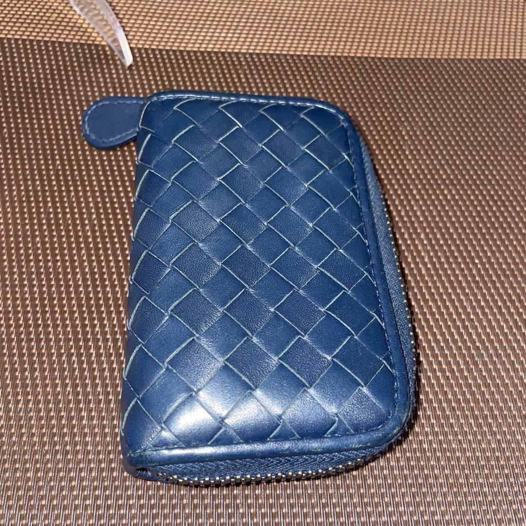 美品☆BOTTEGA VENETA ケース　ネイビー　正規品　ボッテガ