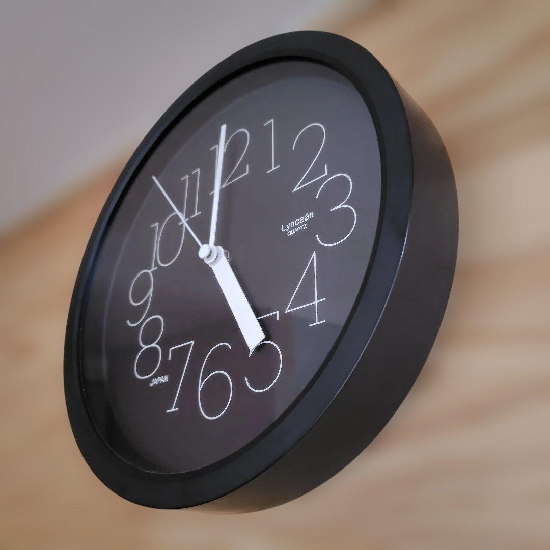 三原昌平デザイン80s ワキタハイテクス Lyncean スイープ運針 掛時計