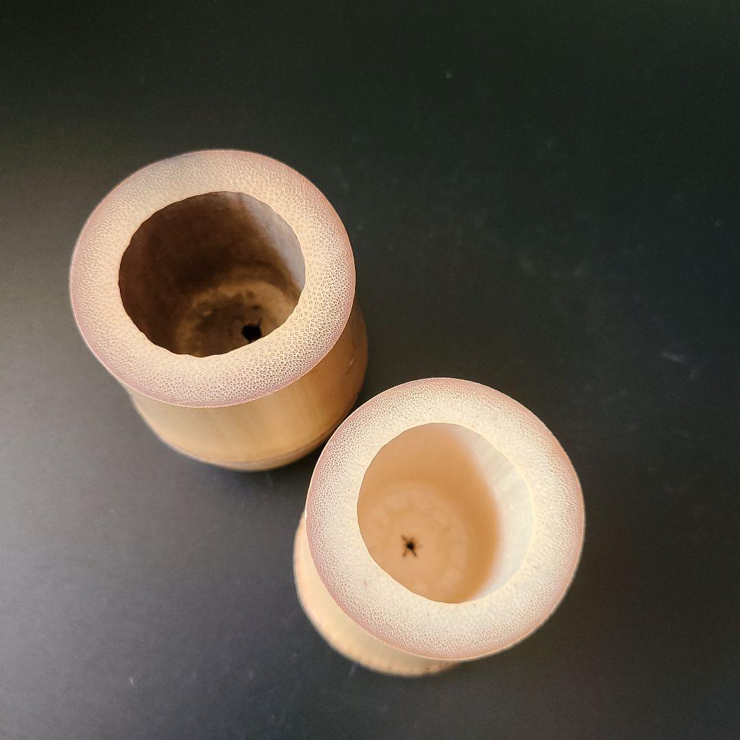 茶道具 竹一双 蓋置 大徳寺上田義山 共箱 炉用 風炉用 ふたおき 引切