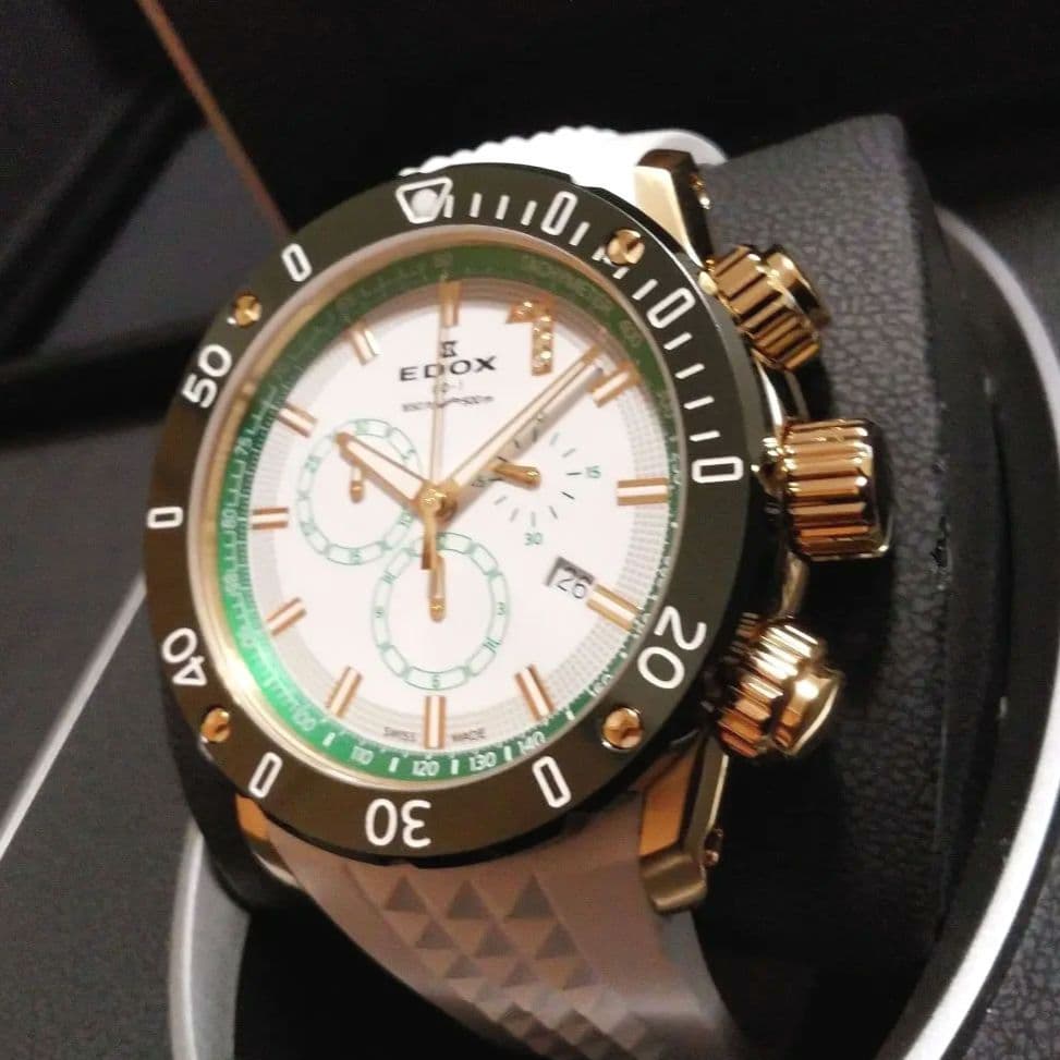 EDOX■限定300■ダイヤ■現行モデル■500M防水