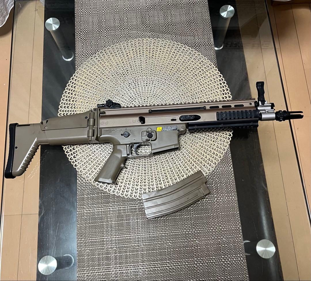 美品　東京マルイ カスタム品　SCAR L 電動ガン　ボーイズ　金属ピニオンギア