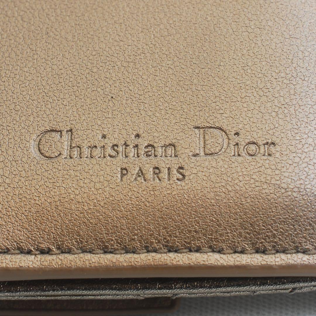 美品＊Lady Dior＊ディオール＊ロータスウォレット＊カナージュ＊三つ折り