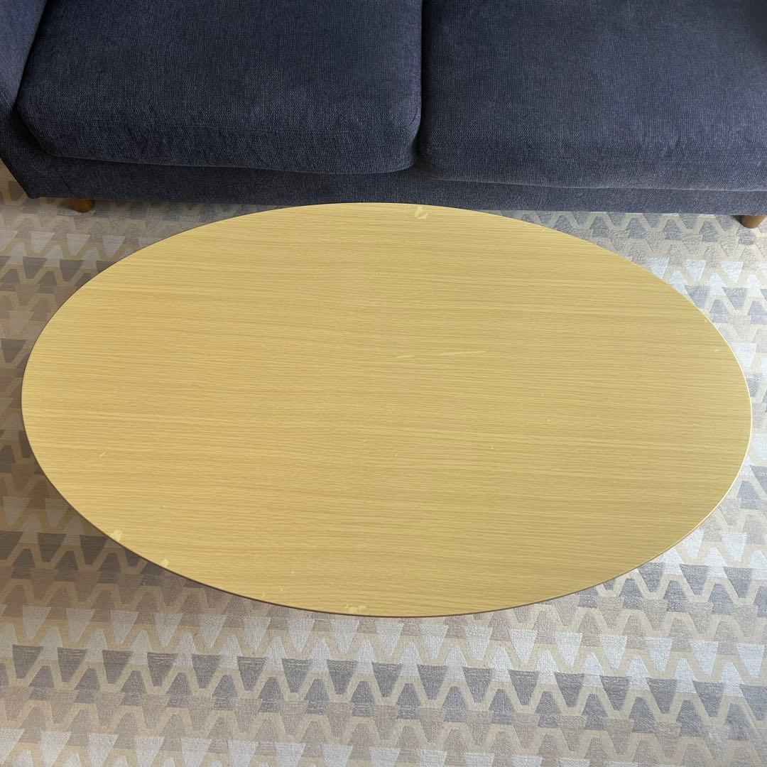 送料無料 ローテーブル 楕円形 こたつ リビングこたつ 速暖 布団レスこたつ