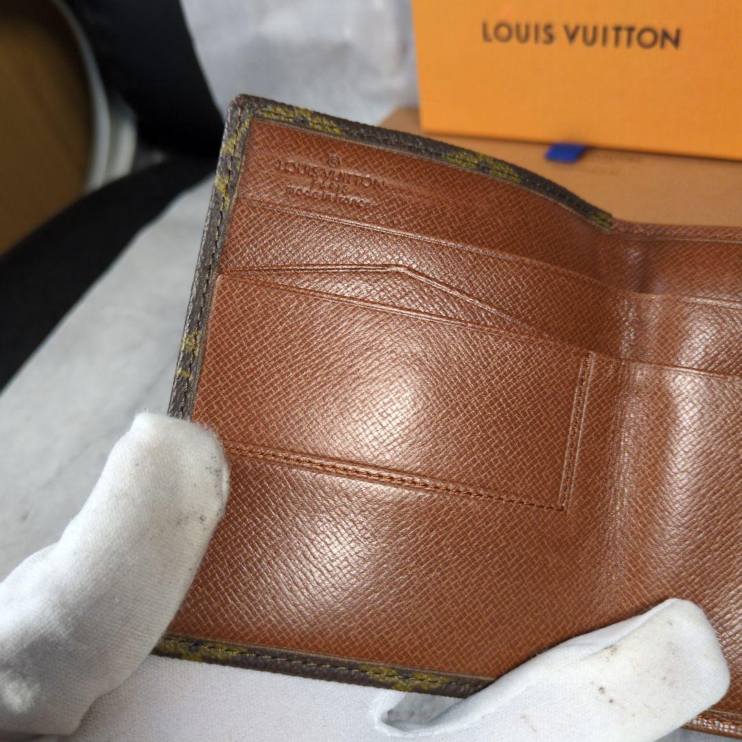 LOUIS VUITTON モノグラム ポルトモネビエカルトクレディ三つ折り財布