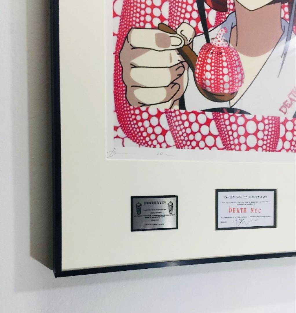 額込 世界限定100枚DEATH NYC アートポスター 現代アート 114