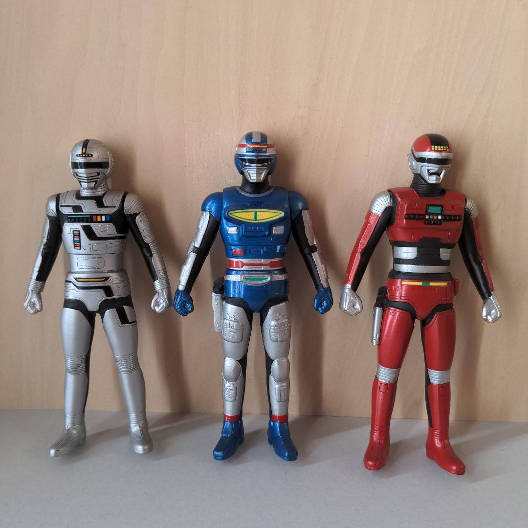 ギャバン シャイダー シャリバン ソフビ3体セット