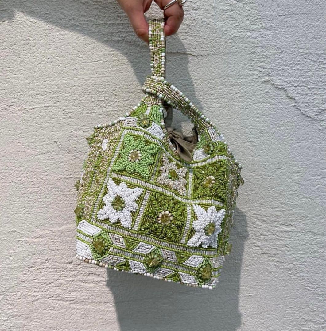 カカオ様　IMAYIN イマイエン イマエン　ハンドメイド ビーズ 刺繍バック