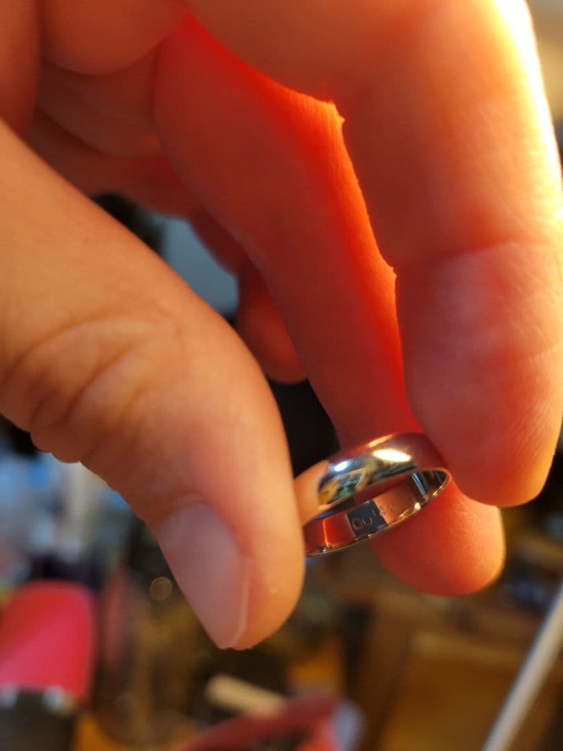 リング ホワイトゴールド 14K 結婚指輪 ファッションリング レディース