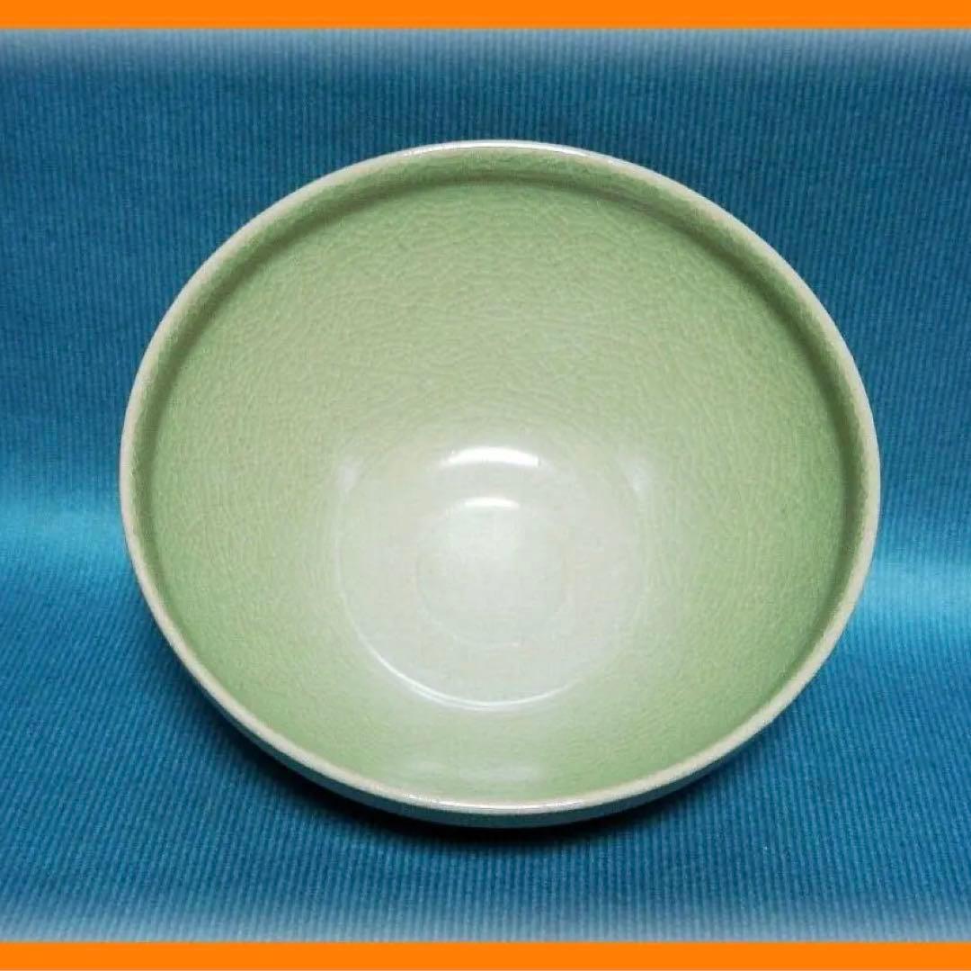 384『青磁 天目茶碗』　/骨董品 古美術 古玩 アンティーク