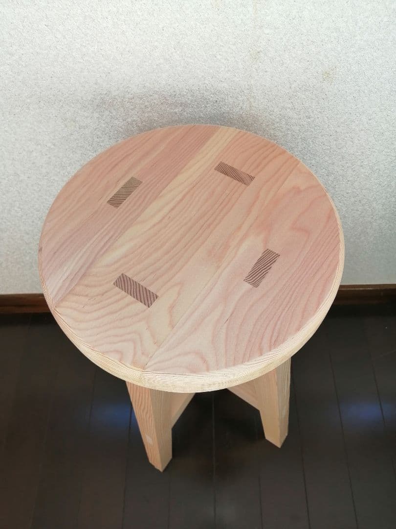 専用出品　木製スツール　座面幅30cm×高さ45cm　丸椅子　stool