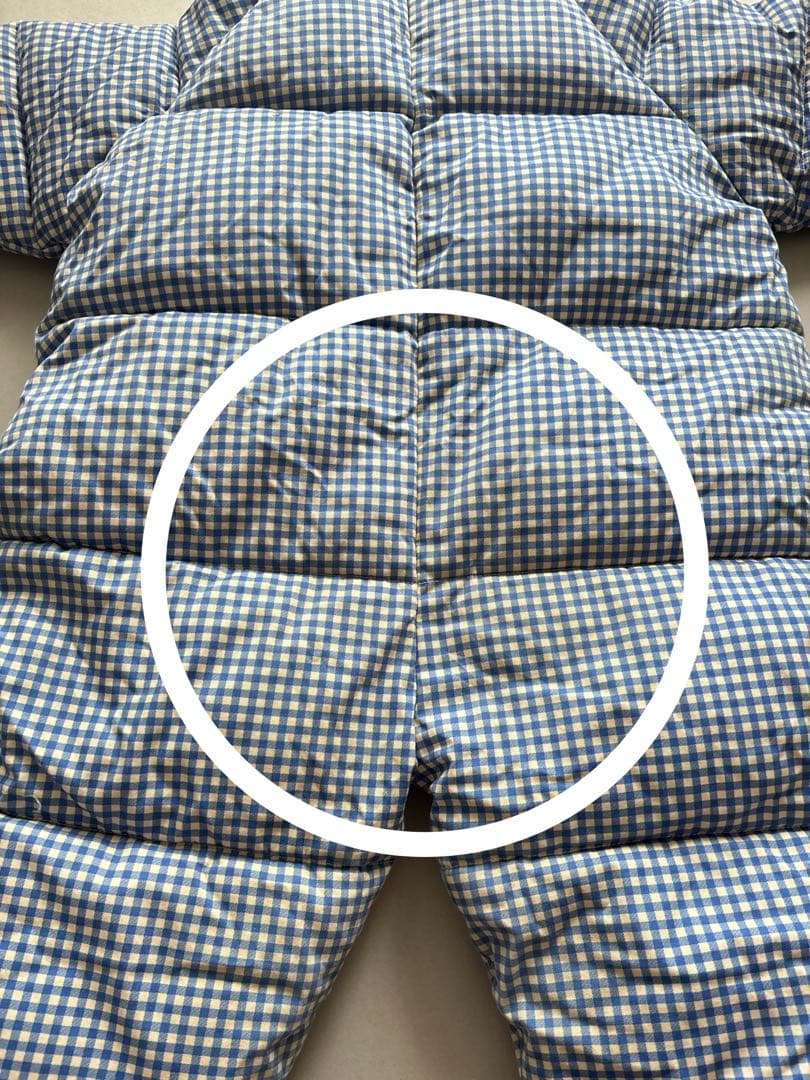 tinycottons VICHY PADDED OVERALL　4y