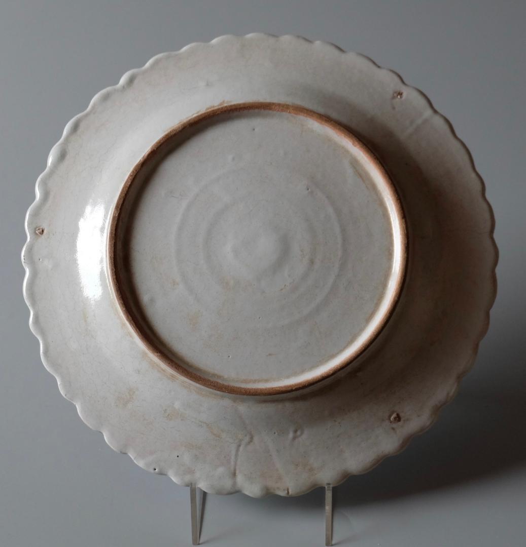 ☆☆フランスの輪花の皿：シノワズリー中国人の絵　19世紀