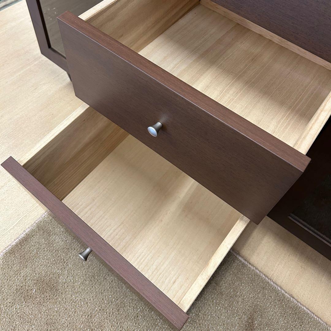 展示品★サイドボード リビングボード 書棚 フリーボード キャビネット 飾棚