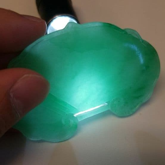 ビルマ　翡翠　ペンダント？　骨董