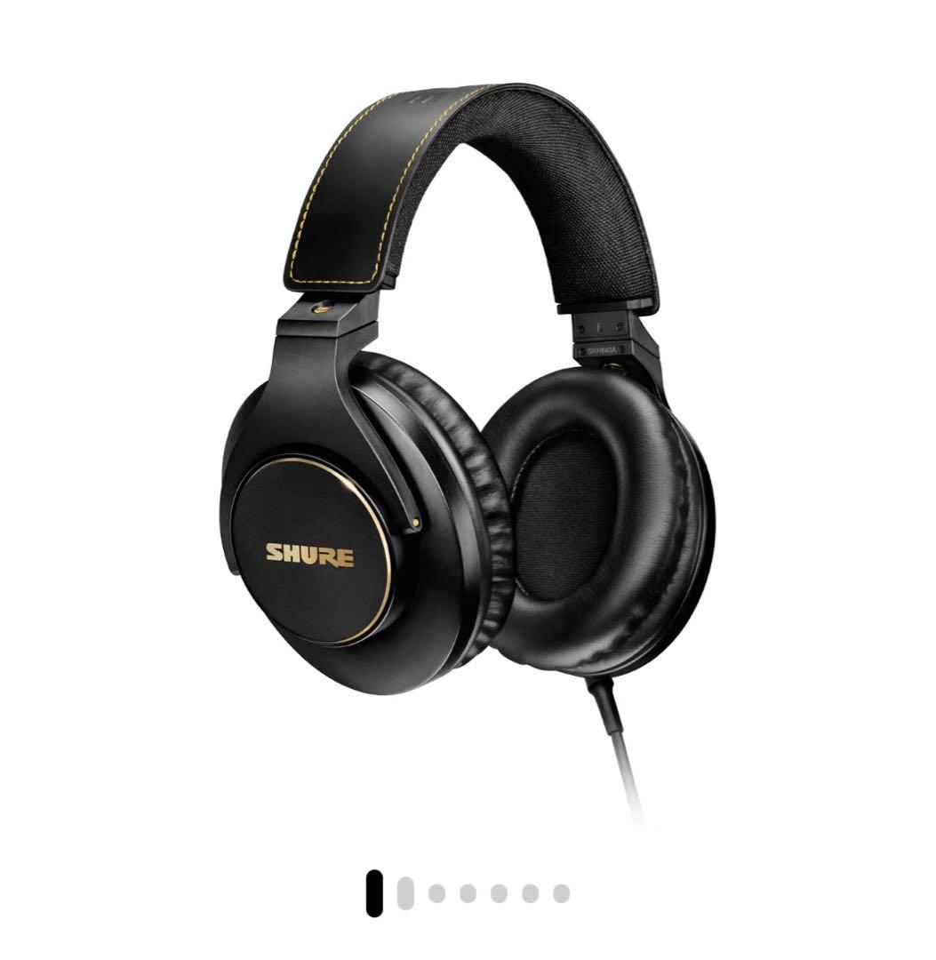 美品！SHURE ヘッドホン SRH840A