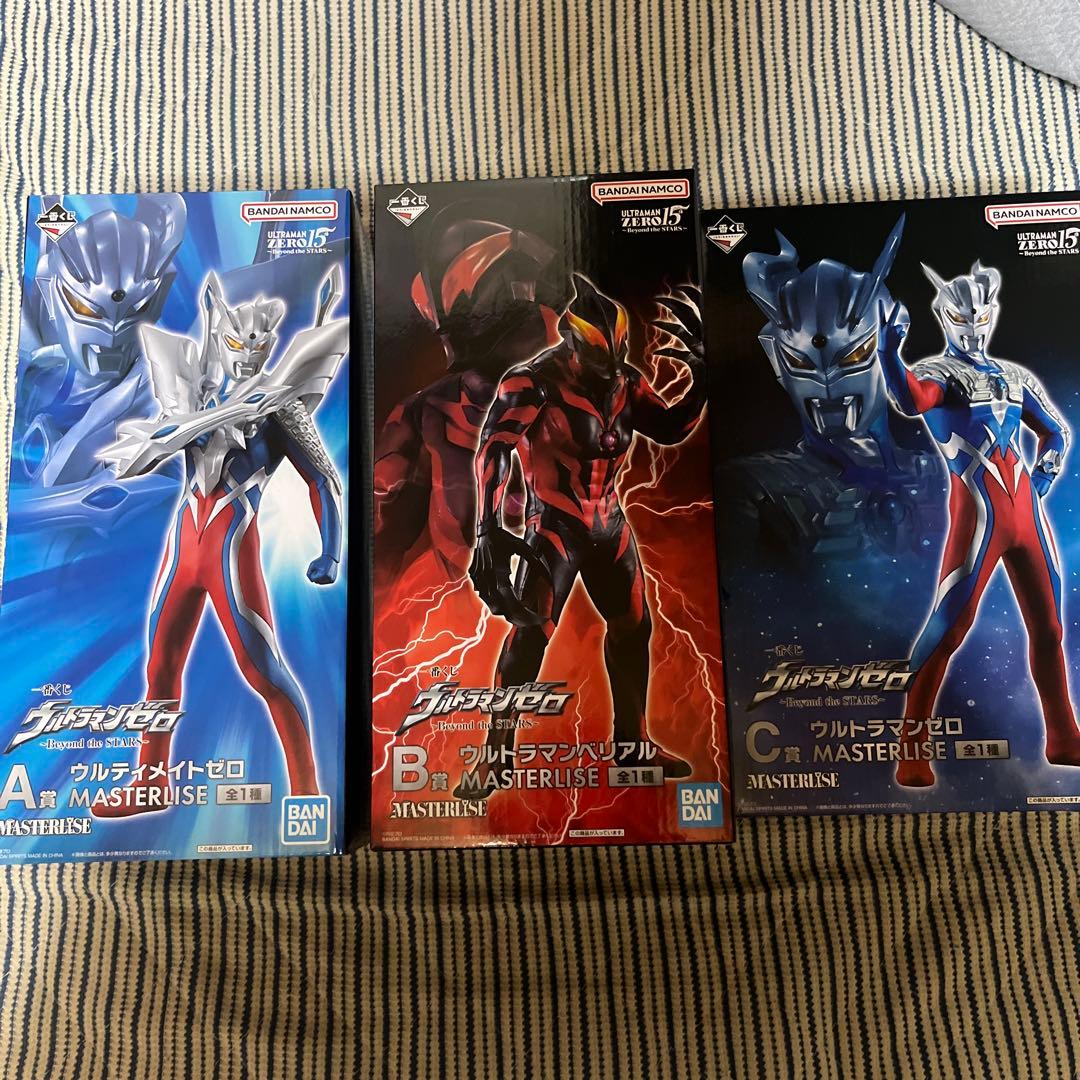 一番くじ ウルトラマンゼロ A賞、B賞、C賞セット
