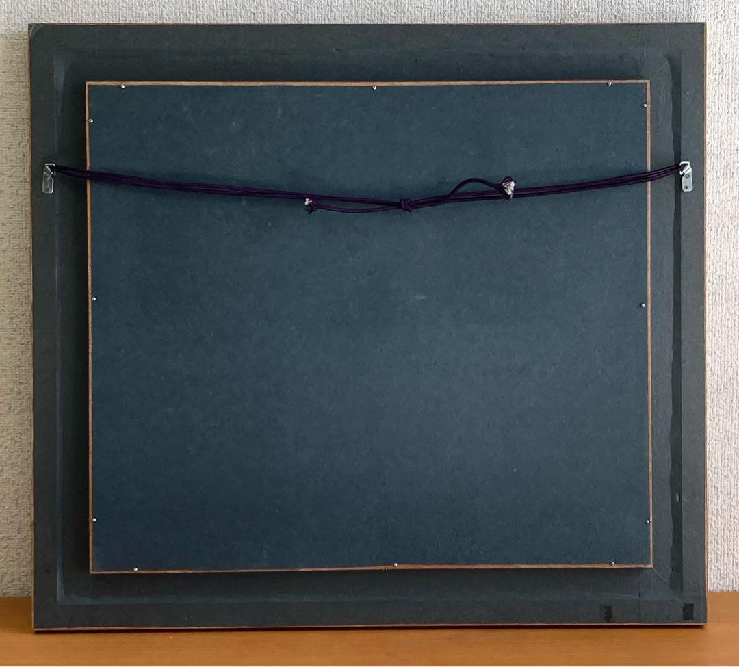 田中君枝「コロポックル」額装10剛●油彩作品 サイン タイトル メルヘンチック●