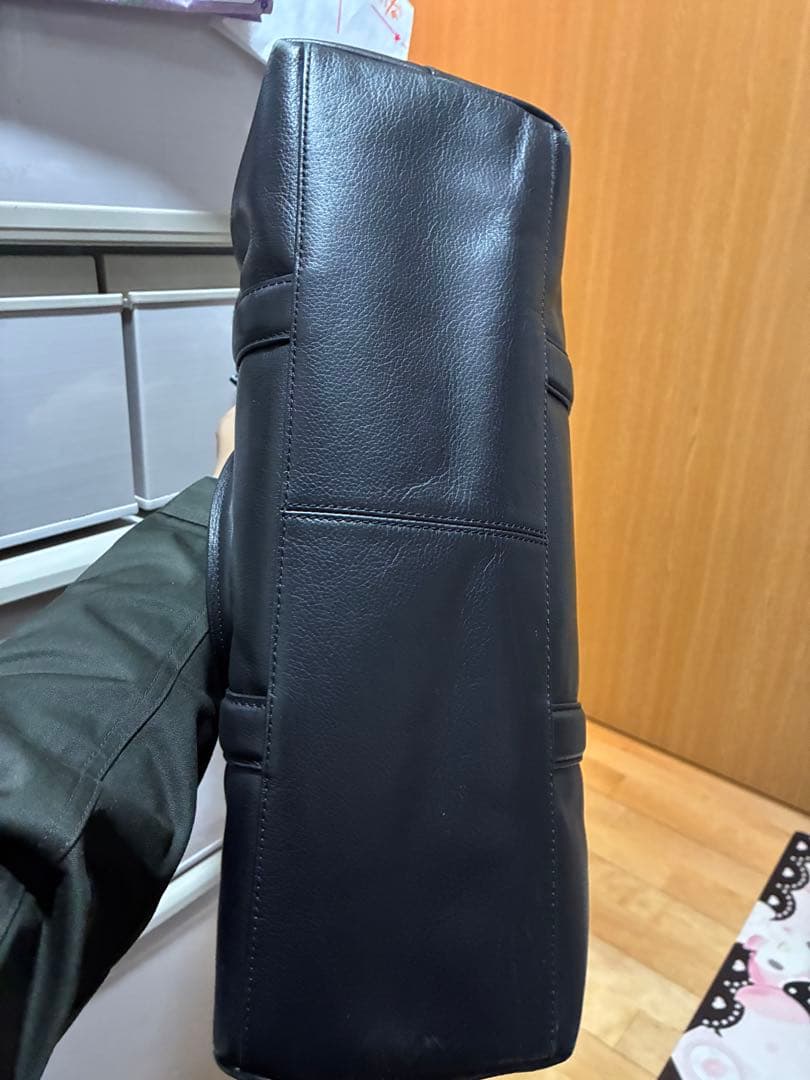 ち*@様 t*e様 COACH ブラック ビジネスバッグ A1724-FB475