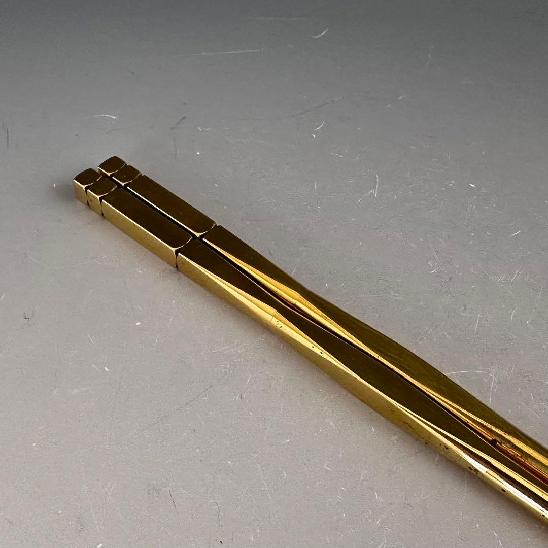 茶道具　唐銅　瓢頭　角　飾火箸　佐藤旺光　共箱　山形　釜師　工芸　稽古　台子