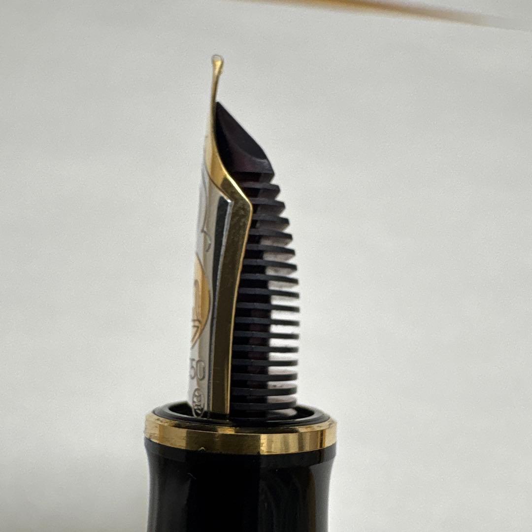 ペリカン 万年筆 スーベレーン M800 M(中字） 青縞＋ 純正インクセット