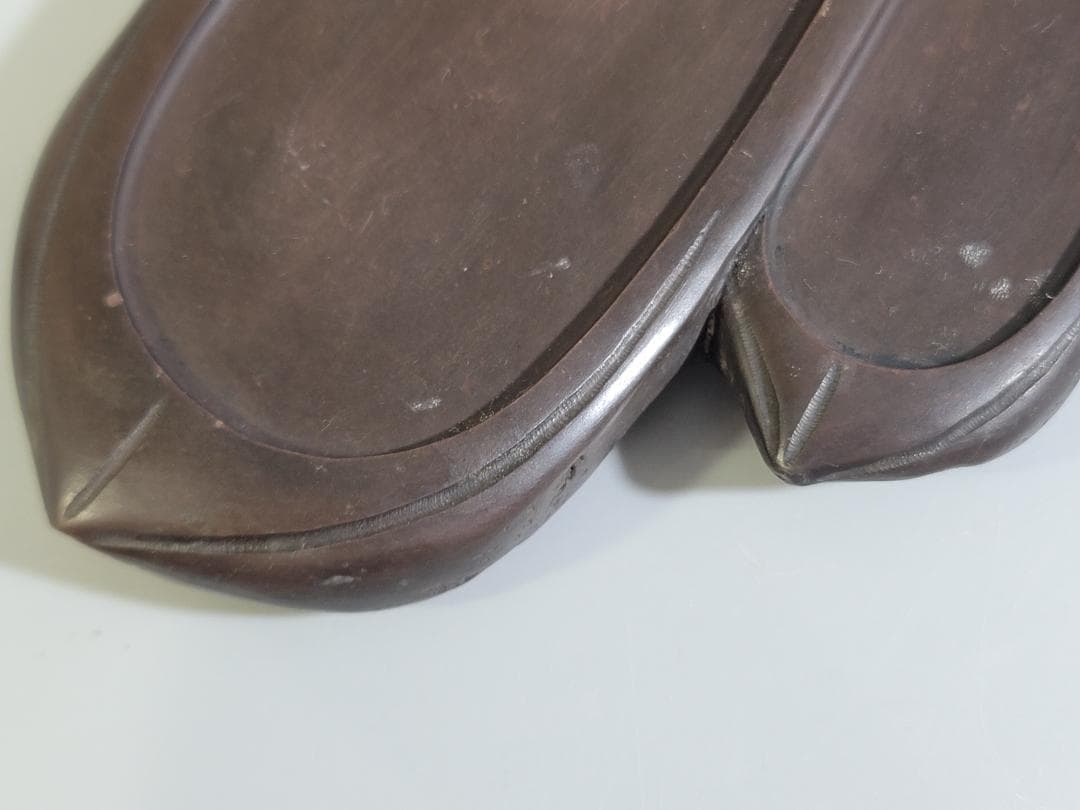 DT581 古い 硯 瓜 蓮形 二件 まとめて