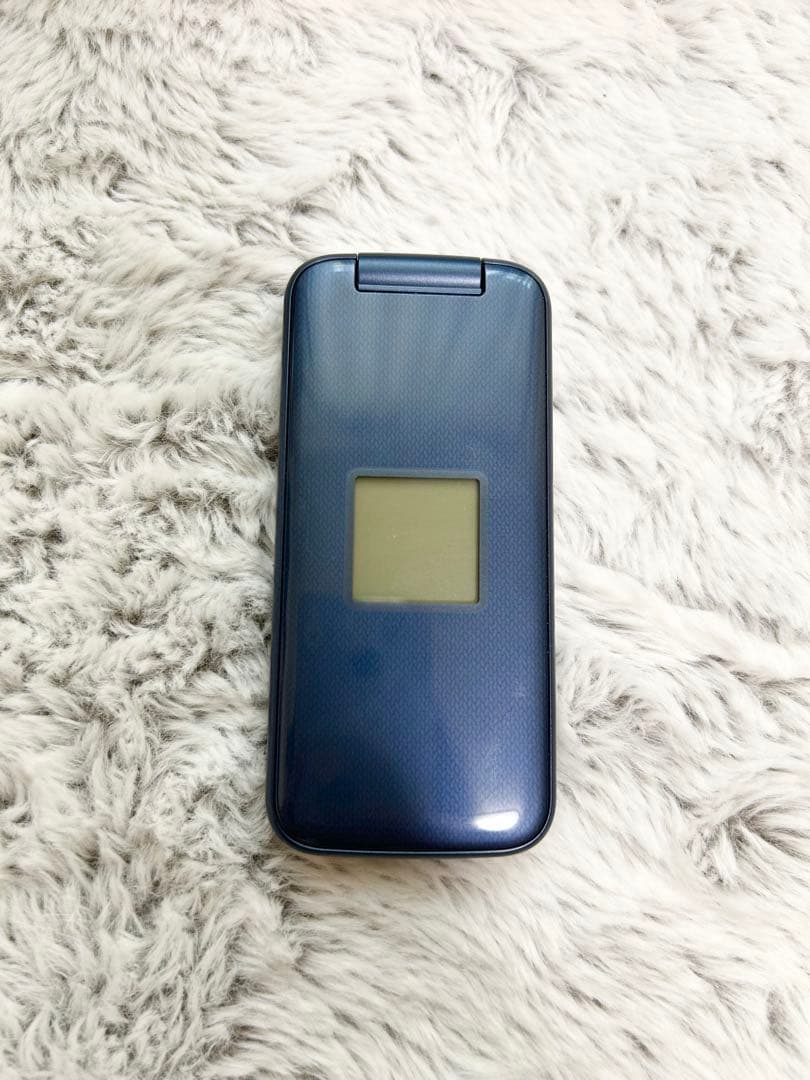 美品！docomo らくらくホン F-01M ネイビー