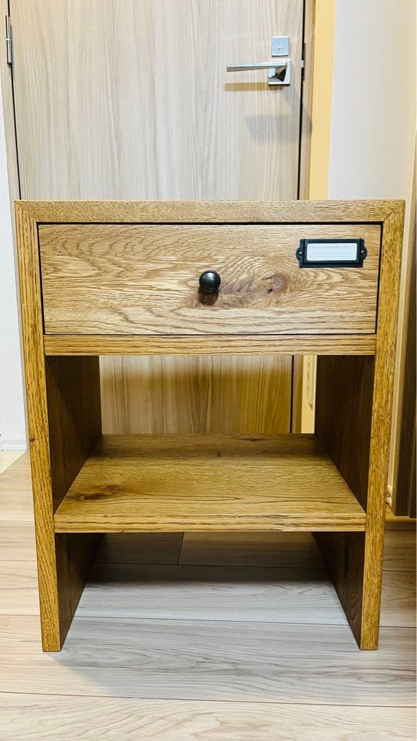 まお　アウロサイドテーブル　オーク材 no.2