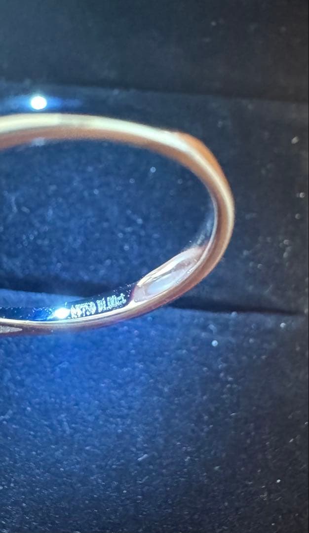 新品未使用 Au750 18K 1ct大粒リング 鑑定書なし