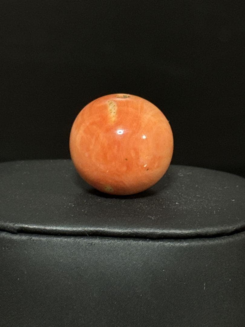 特大 本珊瑚 玉 緒締玉 髪飾